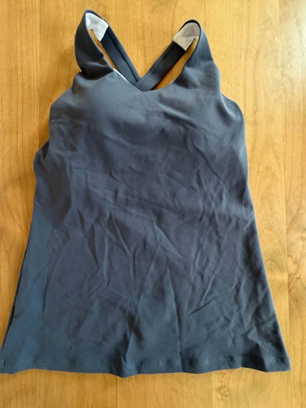 RUNNING GIRL Women's Athletic Tank Top Size M Cross Back